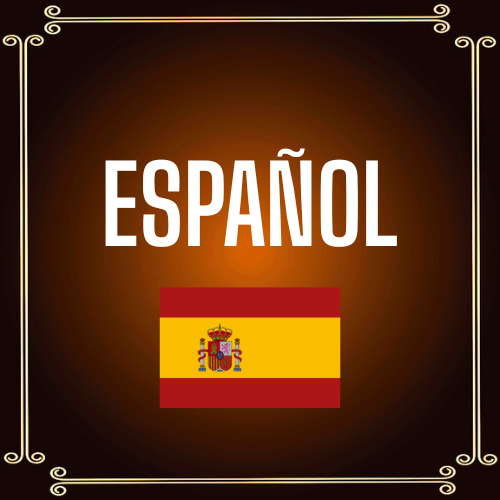 Texto en español con la bandera de España en un fondo oscuro.